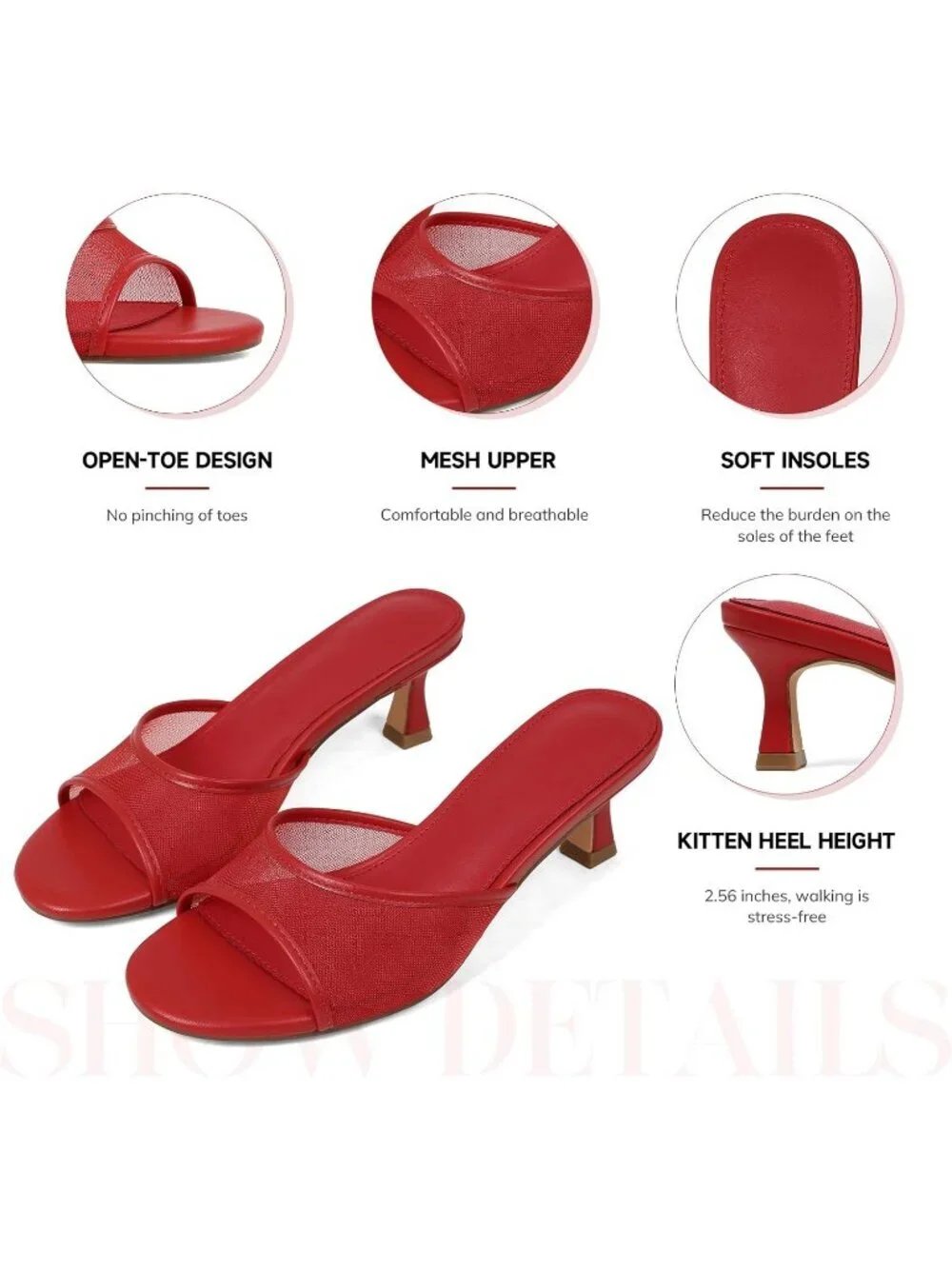 N/A measurements heel